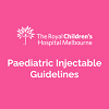 Link to Royal Children's Hospital Paediatric Injectable Guidelines